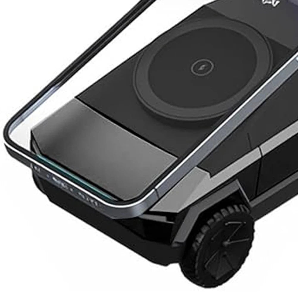 3-in-1 Cybertruck-Style Desktop Wireless Charger