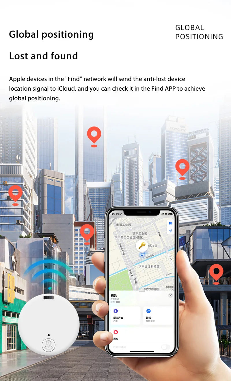 Xiaomi Mini GPS Tracker Bluetooth 5.0 Anti-Lost GPS Device Car Tracking For IOS Android Smart Finder Locator Accessory 2025