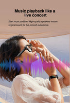 Xiaomi AI Smart Glasses Recording Videos Photo Recognition Answer Translation Large Battery Ip65 Waterproof Bluetooth Glasses