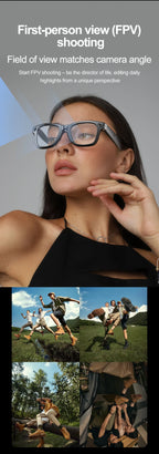 Xiaomi AI Smart Glasses Recording Videos Photo Recognition Answer Translation Large Battery Ip65 Waterproof Bluetooth Glasses