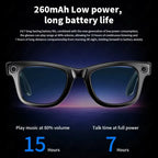 Xiaomi AI Smart Glasses Recording Videos Photo Recognition Answer Translation Large Battery Ip65 Waterproof Bluetooth Glasses