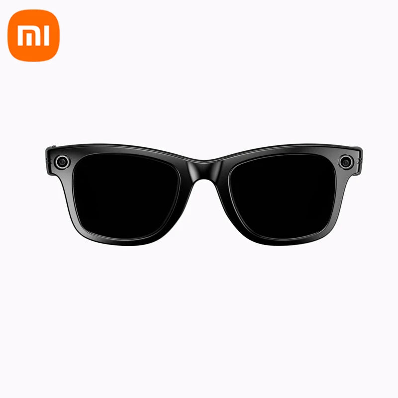 Xiaomi AI Smart Glasses Recording Videos Photo Recognition Answer Translation Large Battery Ip65 Waterproof Bluetooth Glasses