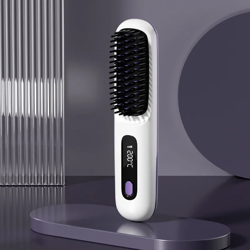 Zimir S7 Wireless LCD Hair Straightening Comb