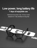 Xiaomi AI Smart Glasses Recording Videos Photo Recognition Answer Translation Large Battery Ip65 Waterproof Bluetooth Glasses