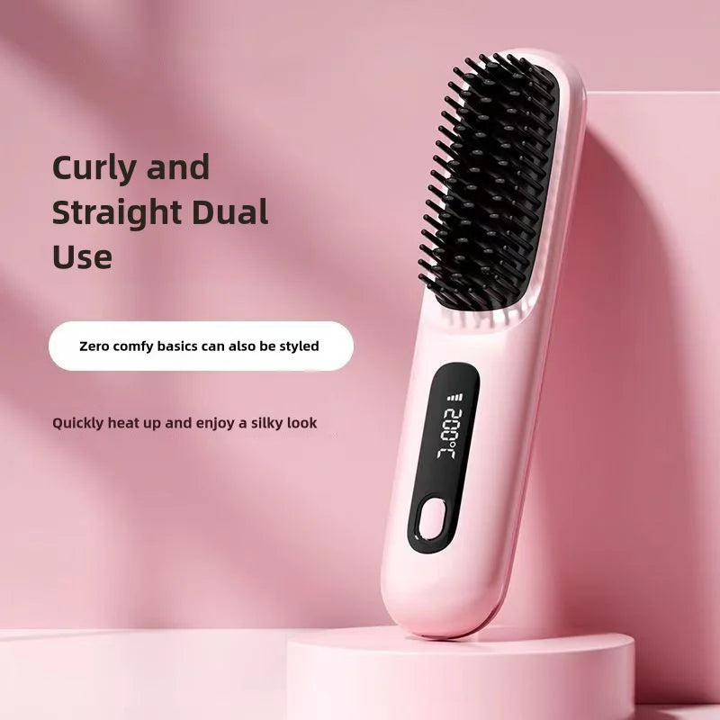 Zimir S7 Wireless LCD Hair Straightening Comb
