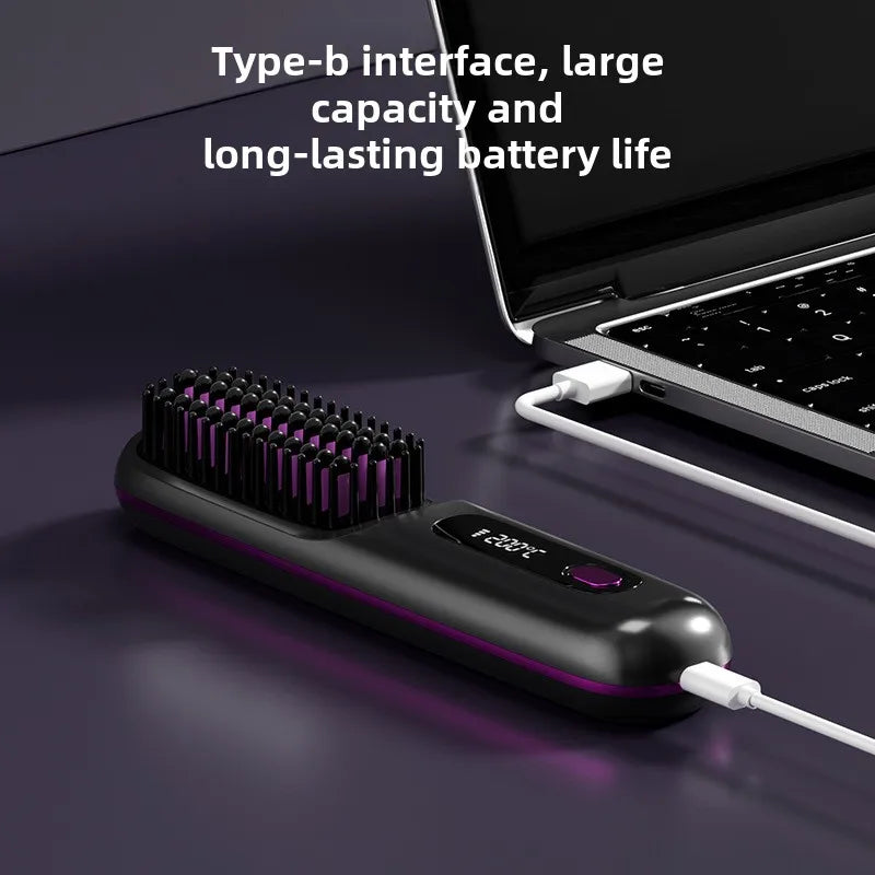 Zimir S7 Wireless LCD Hair Straightening Comb