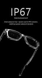Xiaomi AI Smart Glasses Recording Videos Photo Recognition Answer Translation Large Battery Ip65 Waterproof Bluetooth Glasses