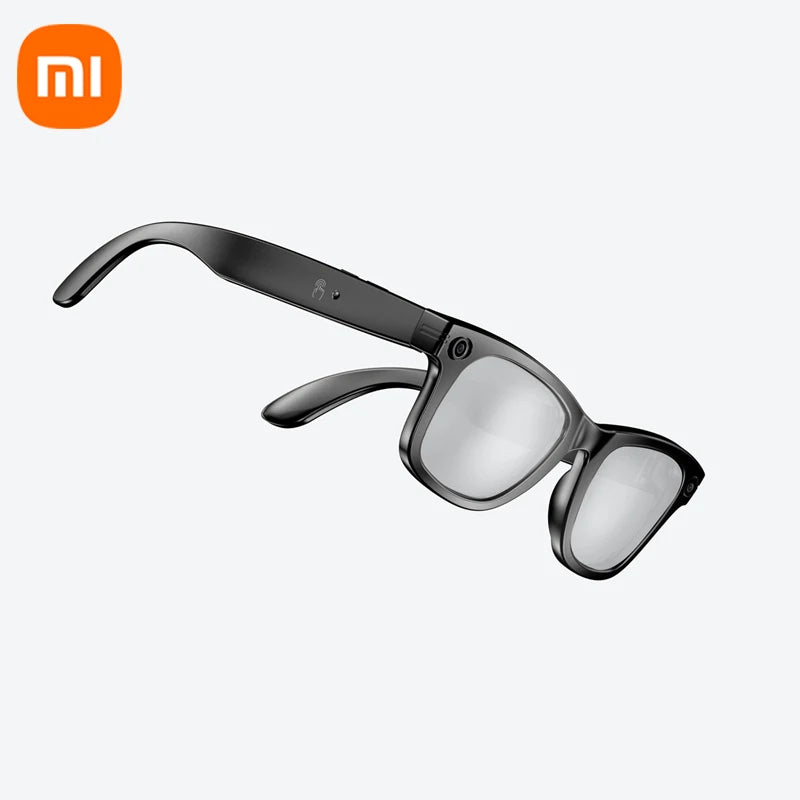 Xiaomi AI Smart Glasses Recording Videos Photo Recognition Answer Translation Large Battery Ip65 Waterproof Bluetooth Glasses