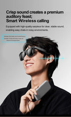Xiaomi AI Smart Glasses Recording Videos Photo Recognition Answer Translation Large Battery Ip65 Waterproof Bluetooth Glasses