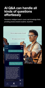 Xiaomi AI Smart Glasses Recording Videos Photo Recognition Answer Translation Large Battery Ip65 Waterproof Bluetooth Glasses